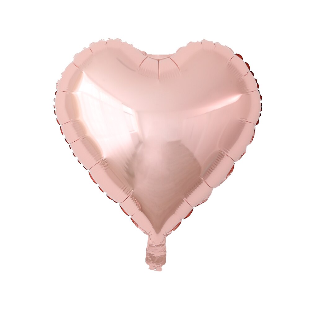 Rose Gold Red Pink Love Foil Heart Helium Balloons