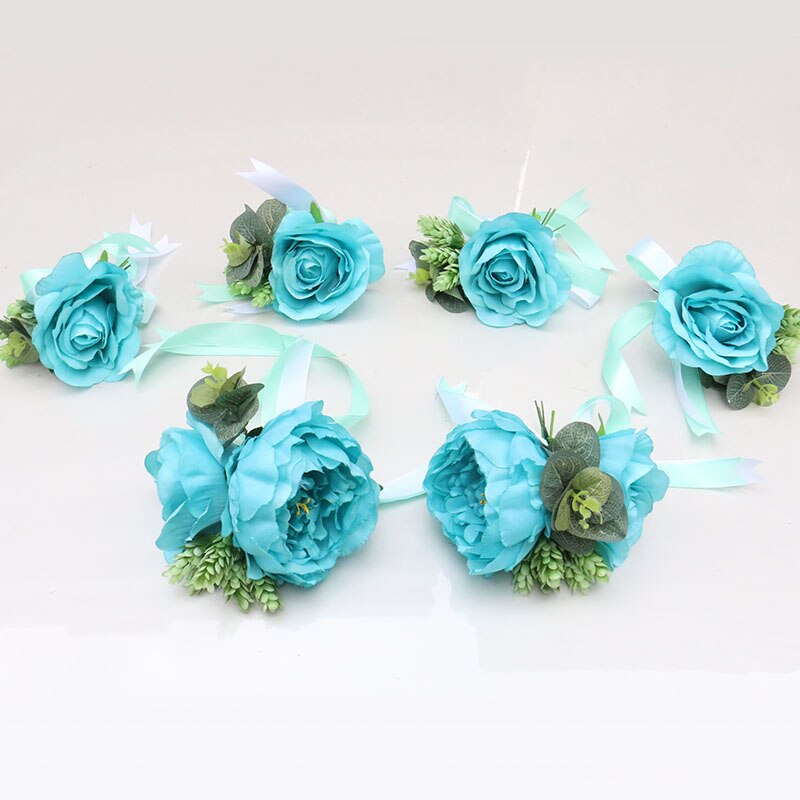 Artificial Flower Wedding Car Decor Kit Silk Fake Rose