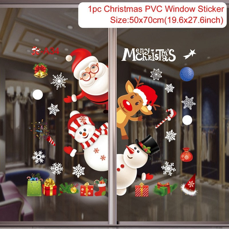 Christmas Wall Window Stickers