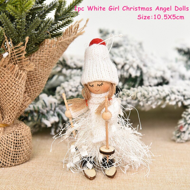 New Year Gifts Cute Angel Ski Dolls