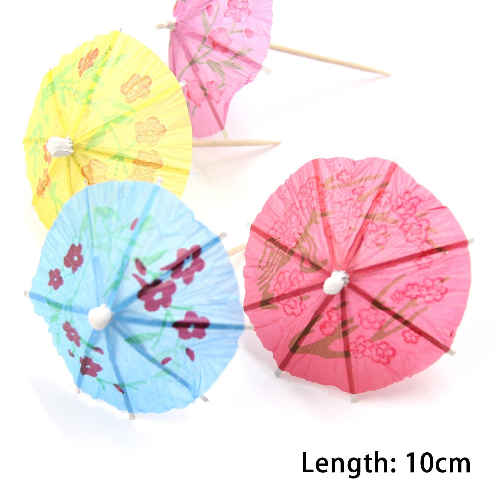 Coconut Tree Watermelon Paper Umbrella