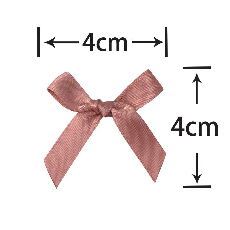 Pink ribbon bows Polyester Satin ribbon Bow