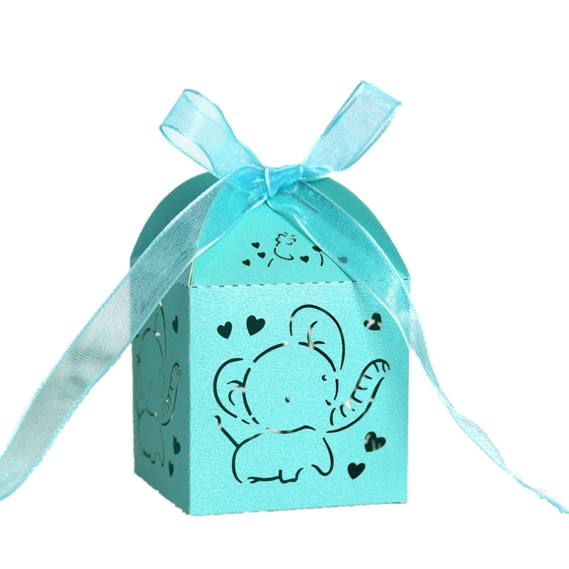 Elephant Shaped Candy Box for Baby Shower