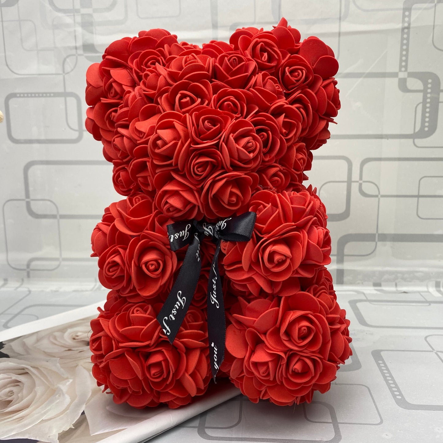 Valentines Day Gift 25cm Red Rose Teddy Bear