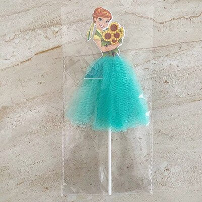 Frozen Elsa Anna Princess Cake Cupcake Toppers