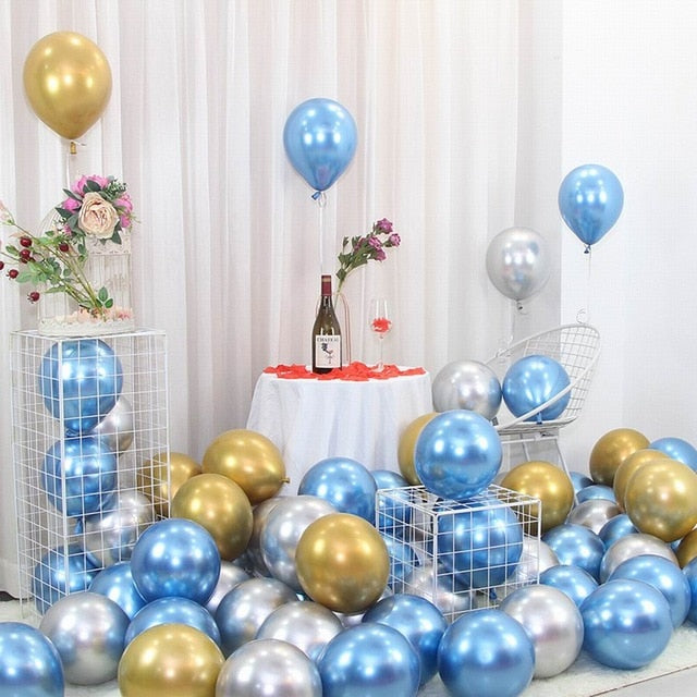 Rose Gold Metallic Balloon Birthday Wedding Party Decoration