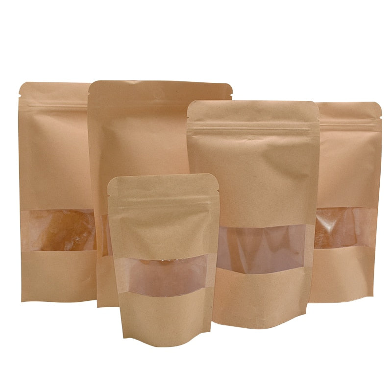 10 pack small gift bags paper kraft paper
