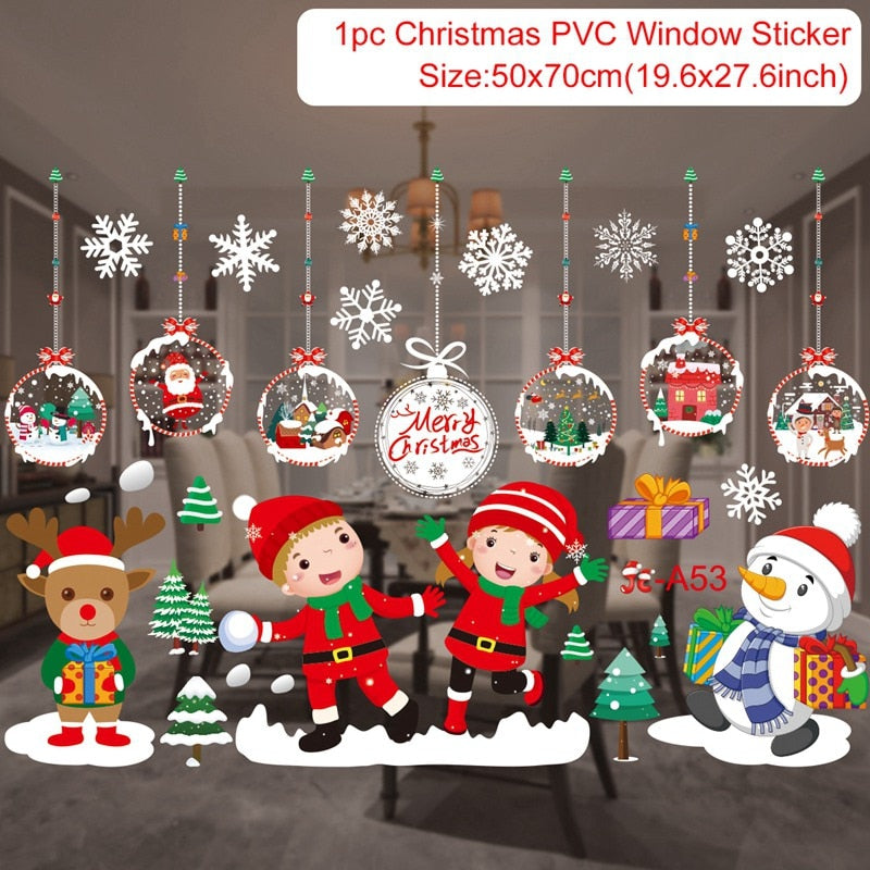 Christmas Wall Window Stickers