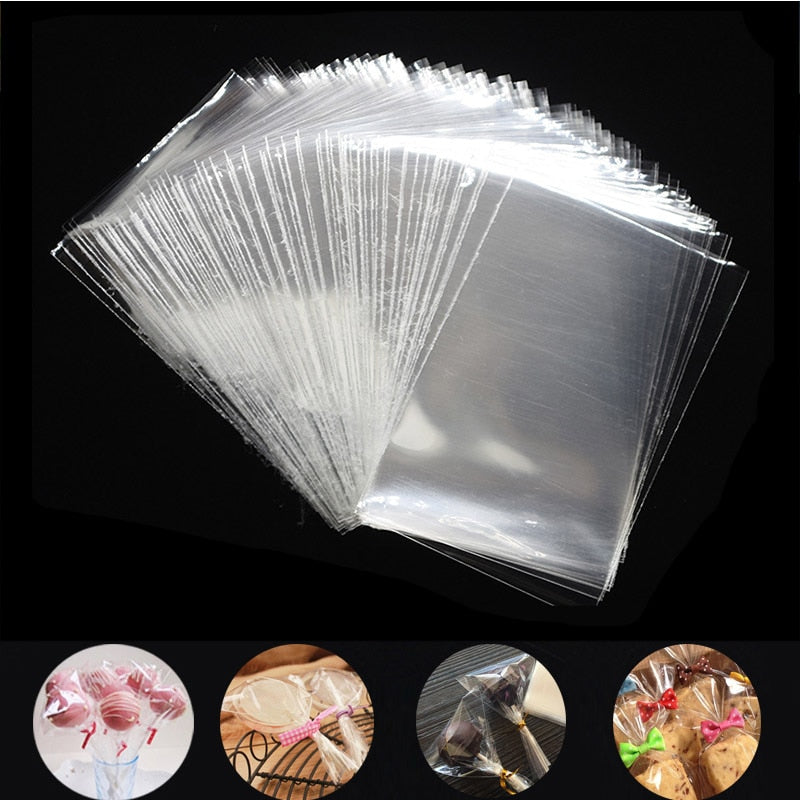 Transparent Plastic Bags for Candy Lollipop Packaging