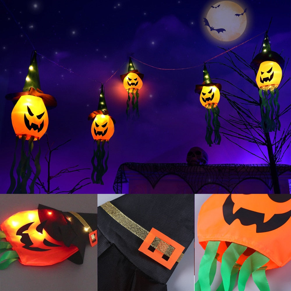 Pumpkin LED Halloween Decoration Flashing Light