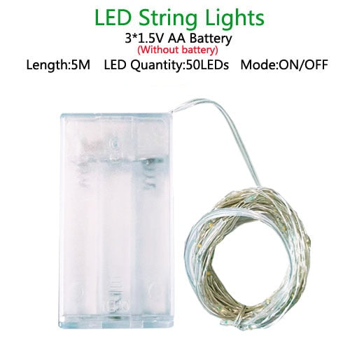 Fairy Lights Copper Wire Led String Lights Outdoor Lamp