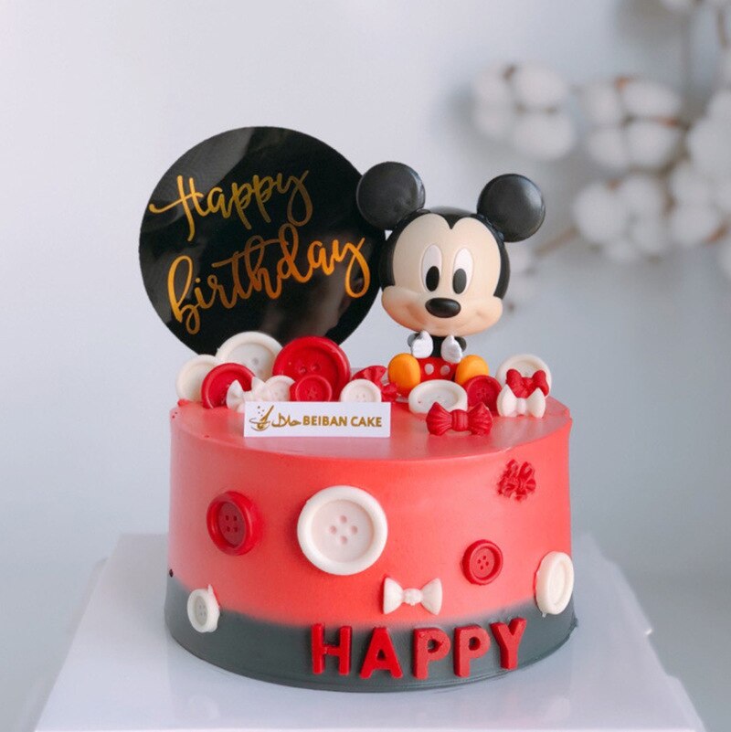 Cartoon Mickey Minnie Mouse Baking Decoration