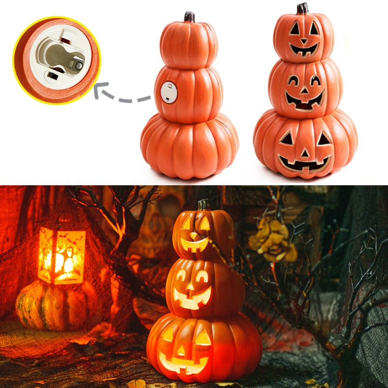 New Halloween Pumpkin Led Lamp Creative