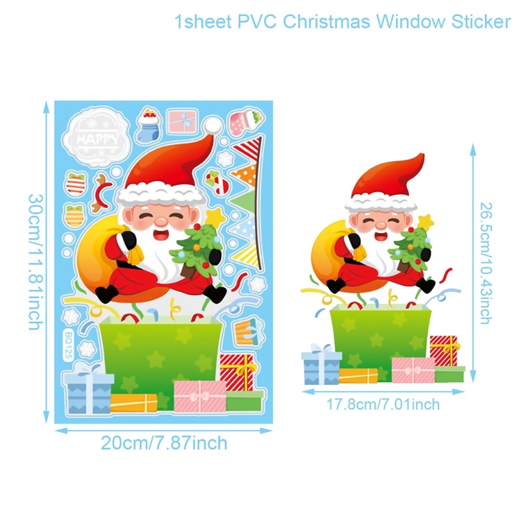 Christmas Window Stickers Christmas Wall Sticker