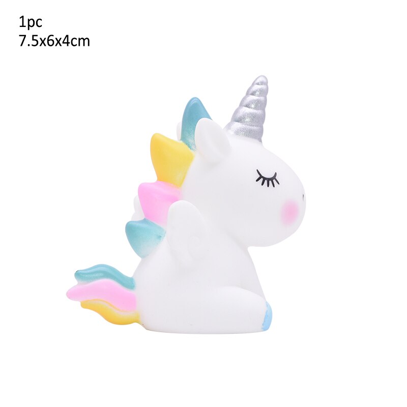 Unicorn Cake Topper Rainbow Horn Kids