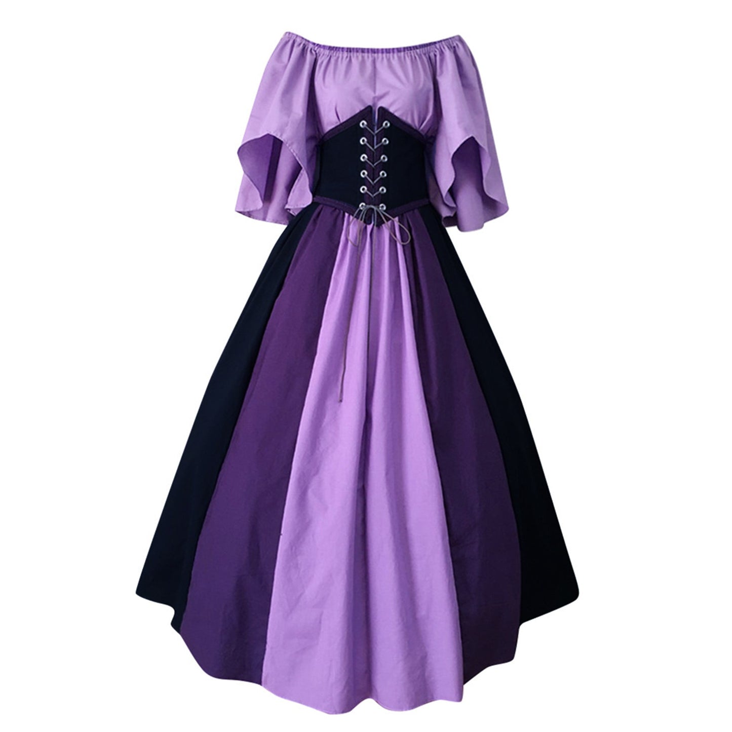 Palace Medieval Costume Women Christmas Dress Vintage