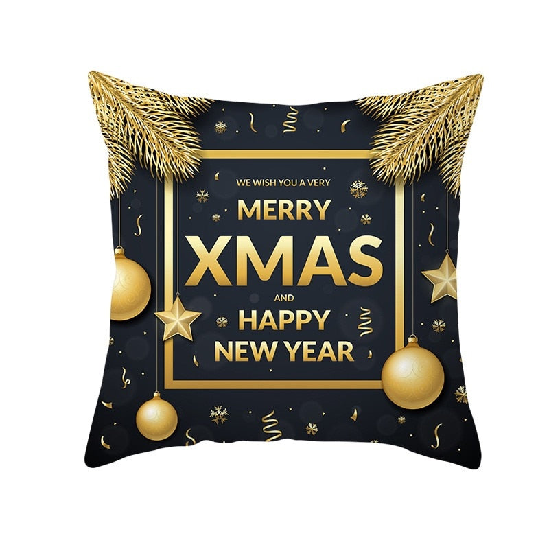 45cm Merry Christmas Cushion Cover Pillowcase