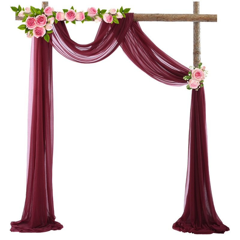 Wedding Arch Drape Chiffon Fabric Draping