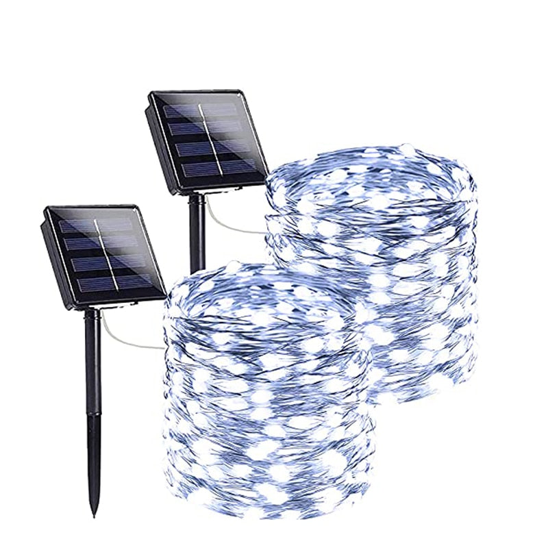 Outdoor LED Solar Fairy String Light Waterproof Light