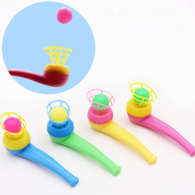 Pipe Ball Party Gifts Colorful Magic Blowing Pipe