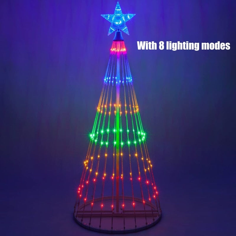 Light-show Christmas Tree LED Lights Garden Christmas Decorations