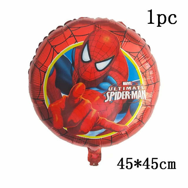 3D Marvel Big Spiderman Hero Foil Balloons Number