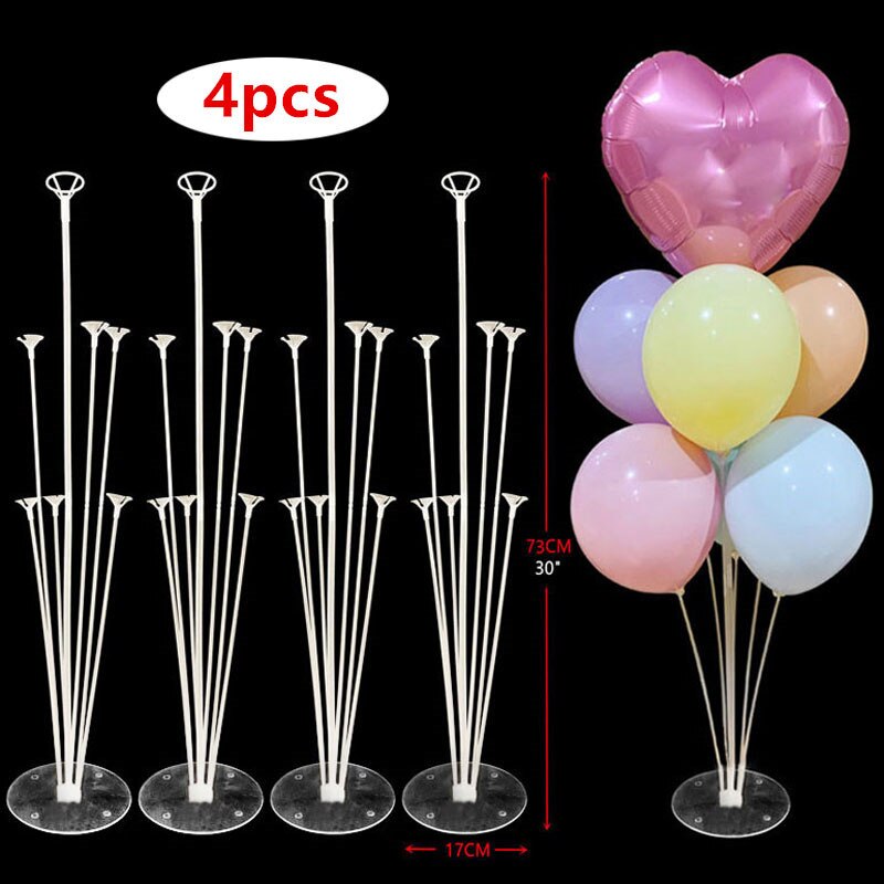 1Set Tube Balloon Holder Balloons Stand Column