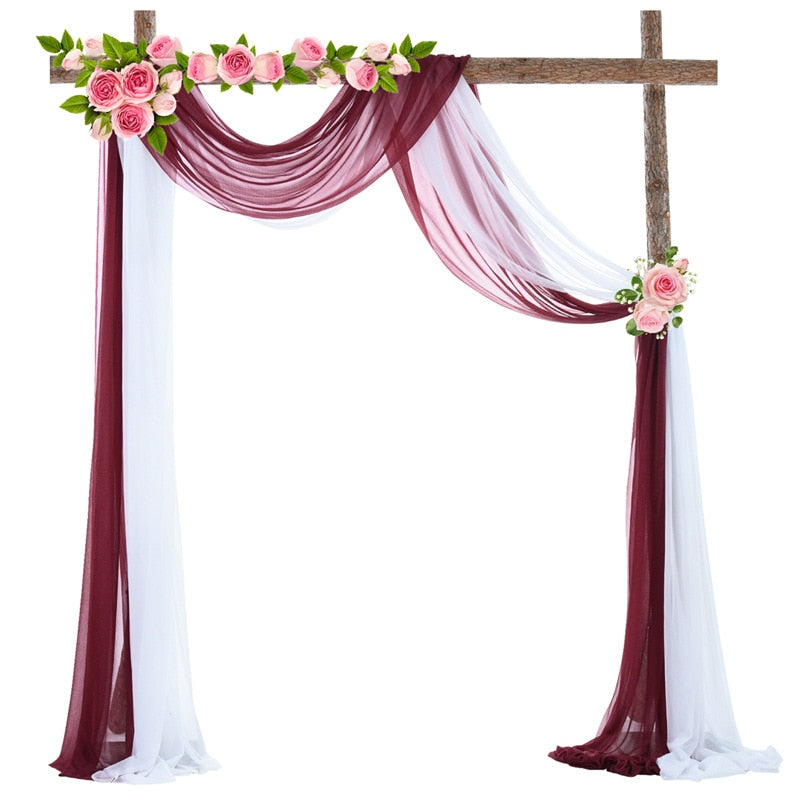 Wedding Arch Drape Chiffon Fabric Draping