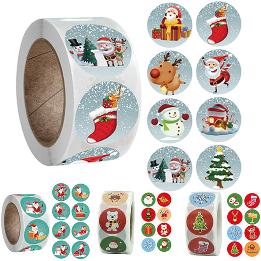 Christmas Seal Sticker Christmas Tree