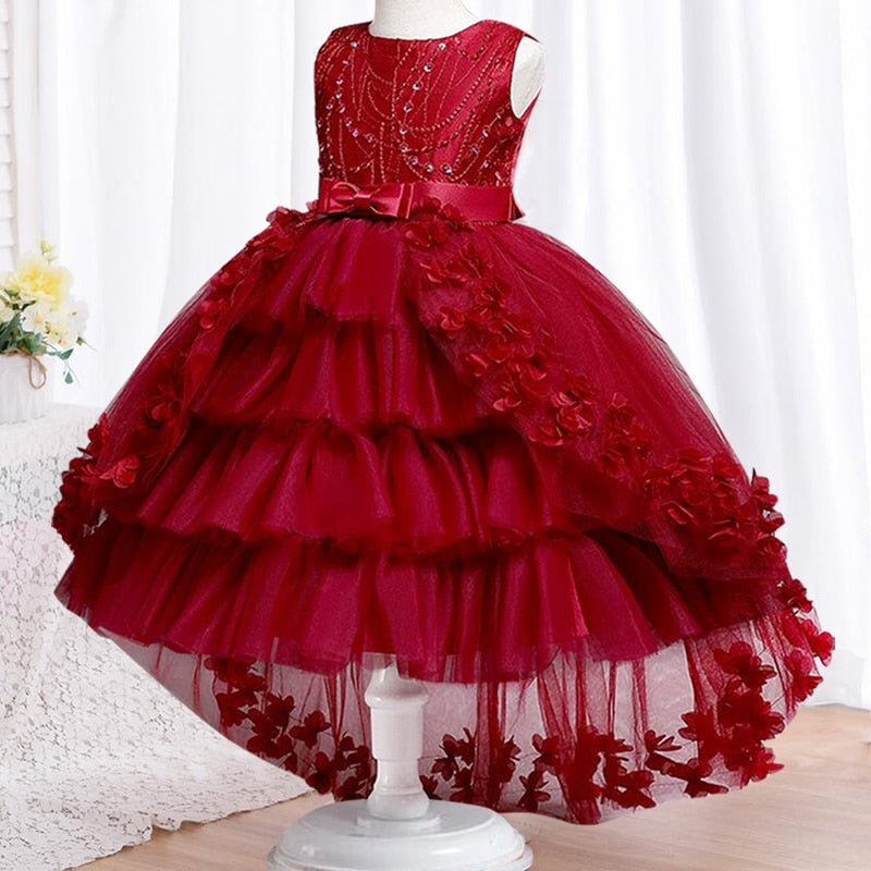 Baby lace princess dress for girl elegant dress