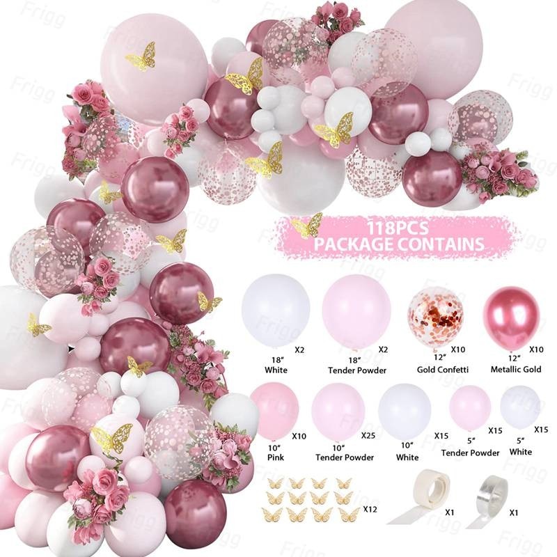 Balloon Garland Arch Kit Party Confetti Latex
