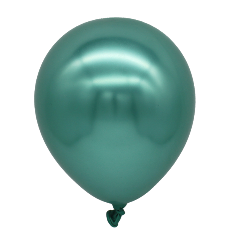 Olive Green Chrome Gold Latex Balloons Party