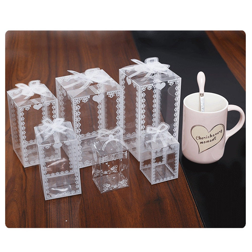 New Clear PVC Box Packing Wedding Packaging