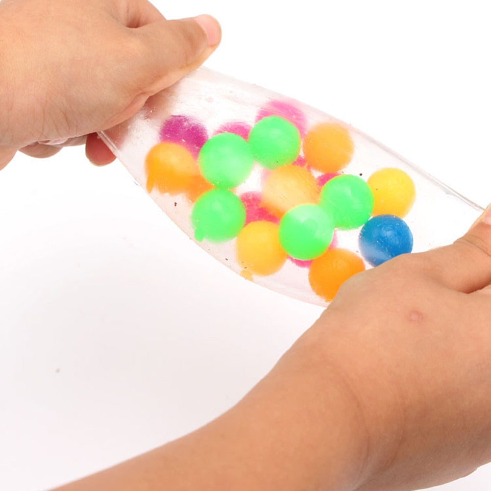 Clear Stress Balls Colorful Ball Mood Squeeze