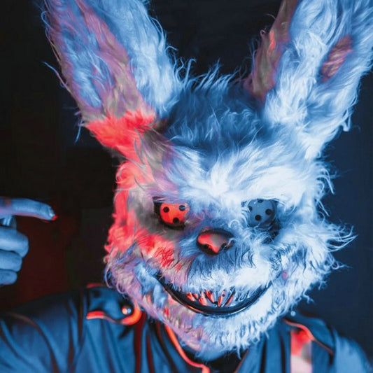 Bloody Plush Bunny Mask Halloween Ghost