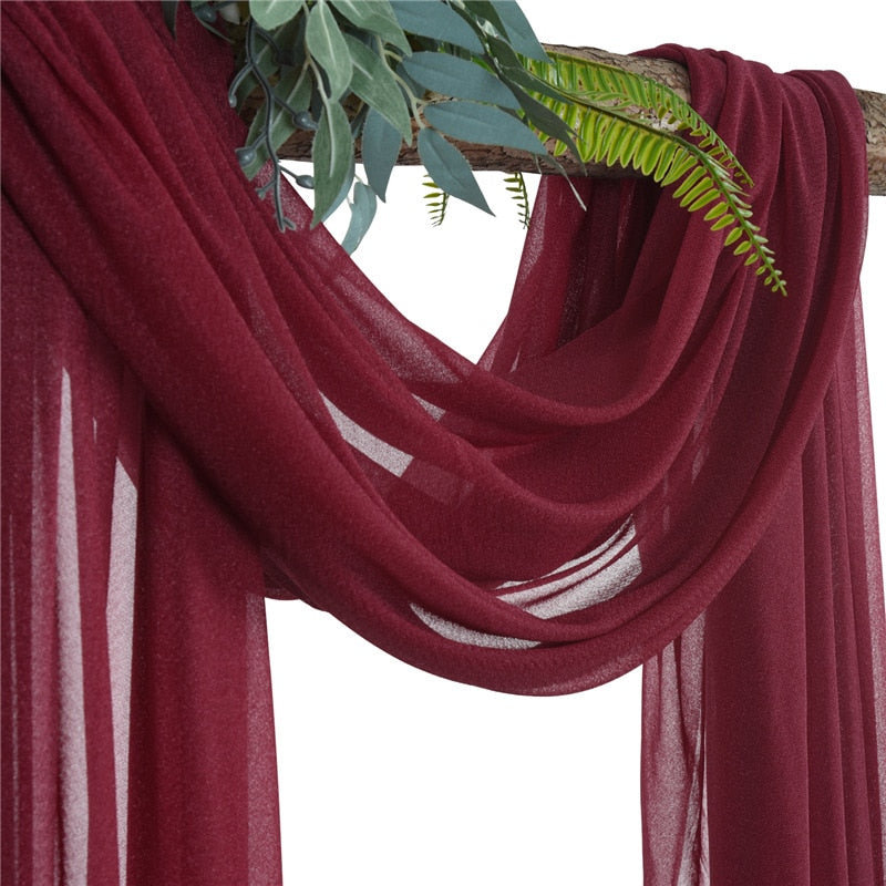 Wedding Arch Drape Chiffon Fabric Draping