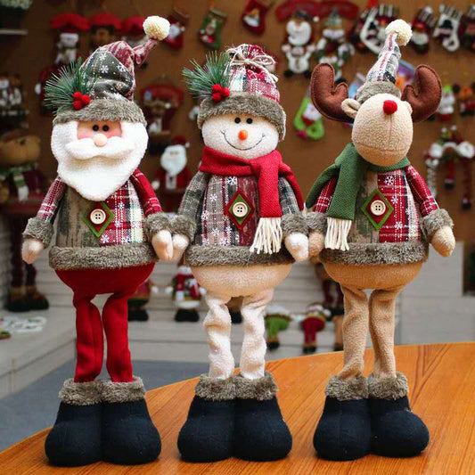 Christmas Dolls Tree Decor New Year Ornament