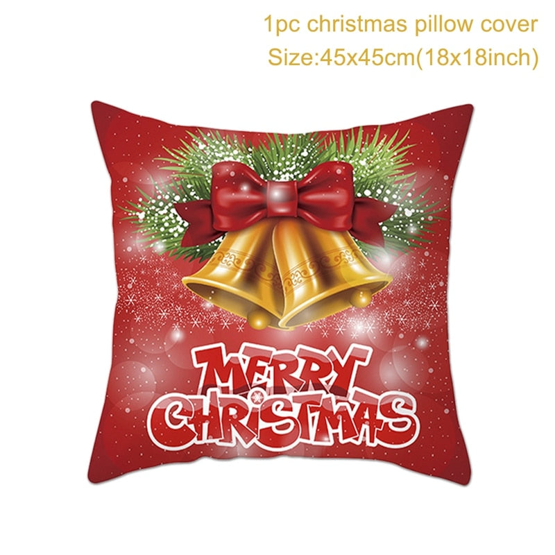 Merry Christmas Cushion Cover Ornaments