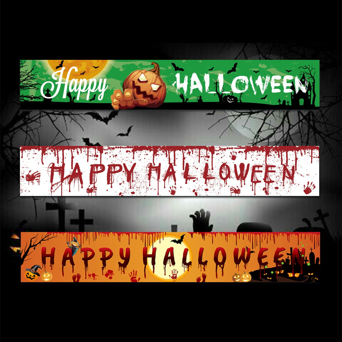 Latest Halloween Banner Backdrop Suppiles