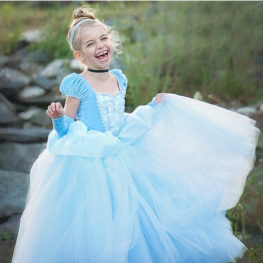 Girls Dress Children Role-Play Costume Gown