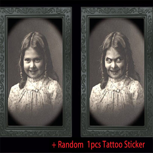 3D Lenticular ruler Ghost Picture Frame Halloween