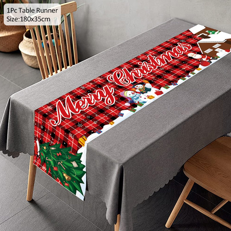 Christmas Table Runner Decoration for Home