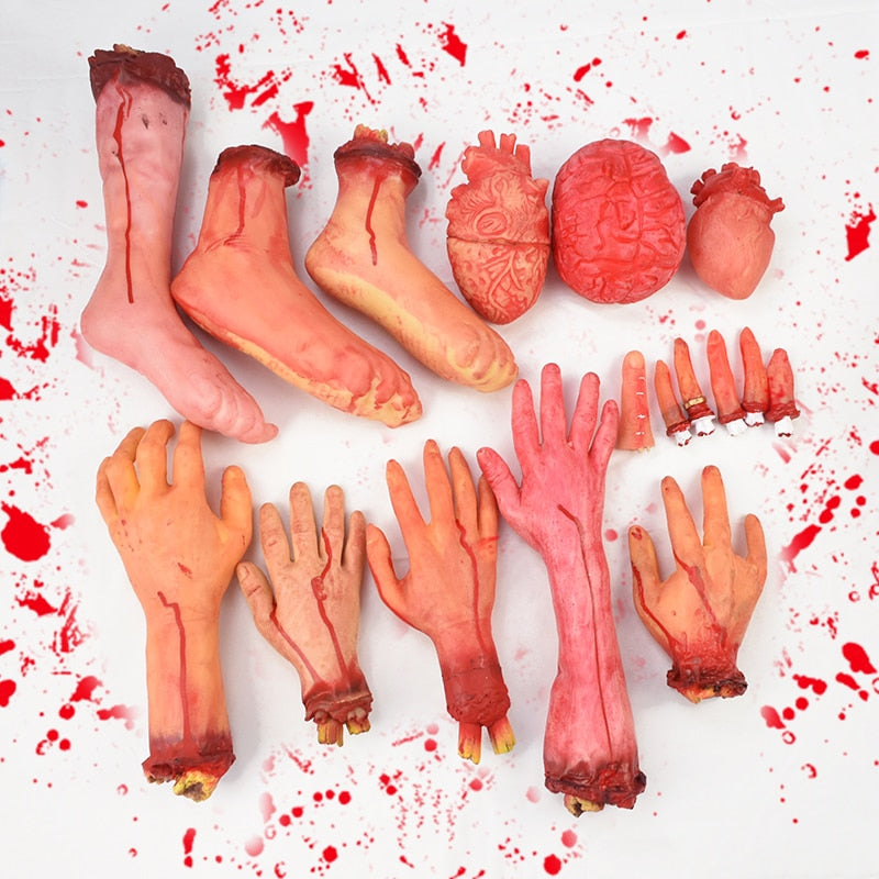 Horror Halloween Party Props Bloody Hand