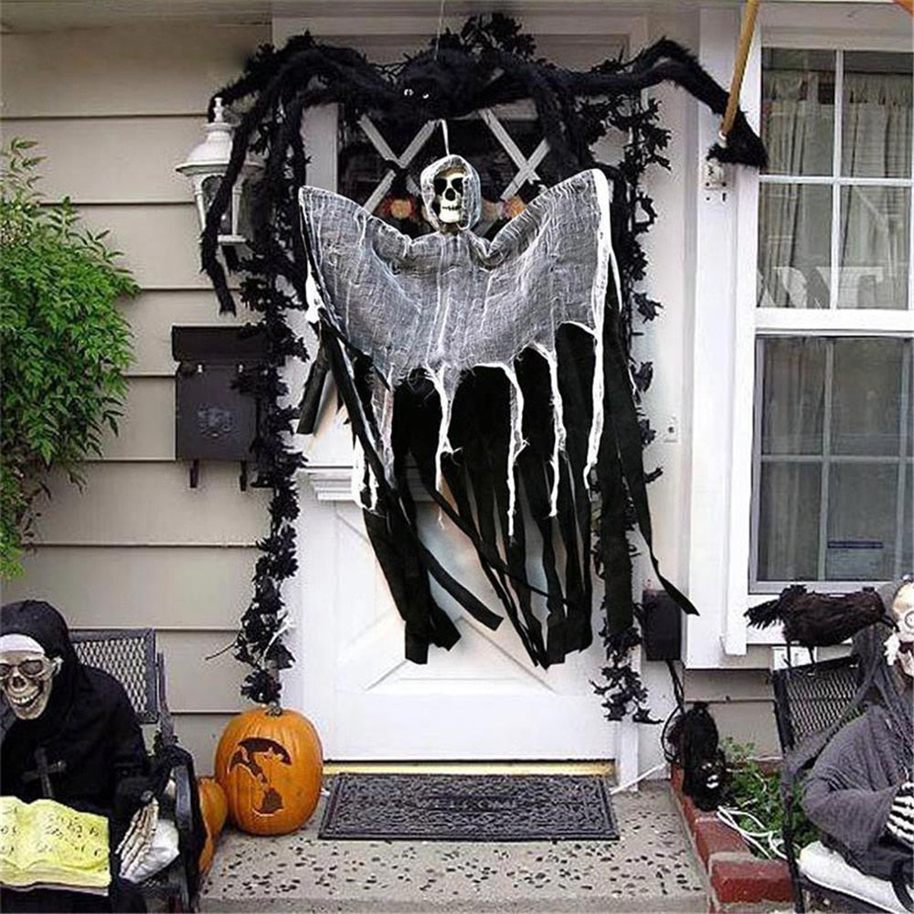 Halloween Hanging Skull Ghost Haunted House
