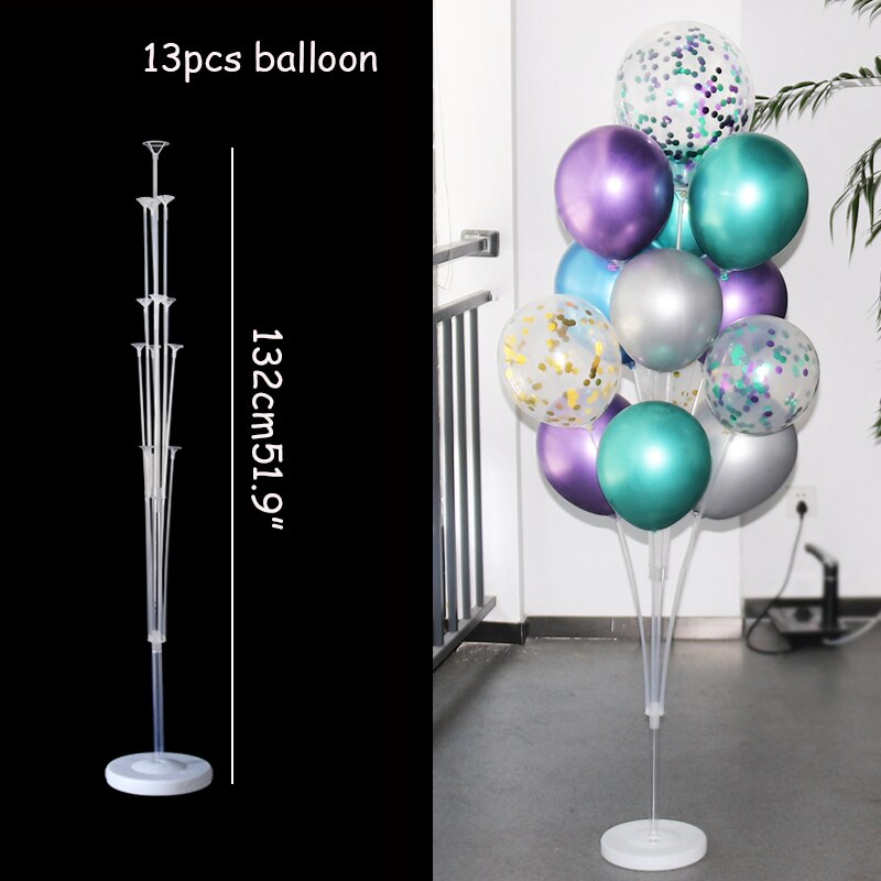 Wide Circle Balloon Column Base And Plastic Poles Balloon
