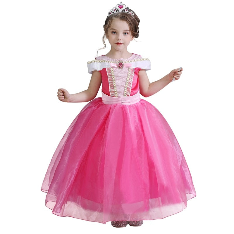 Girls Dress Children Role-Play Costume Gown