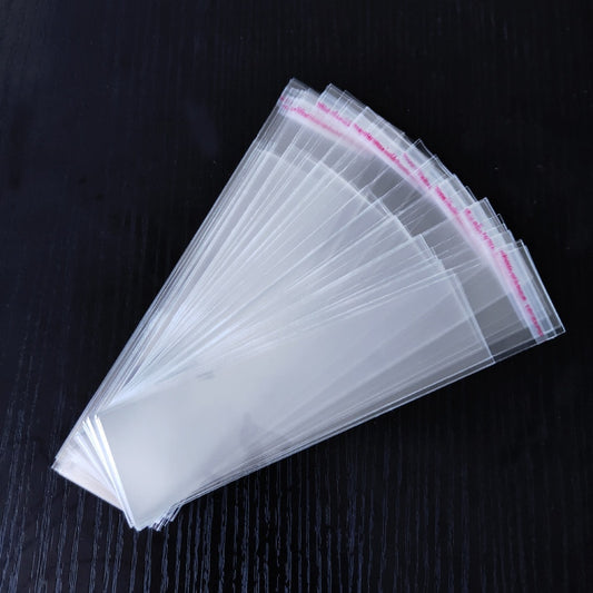 OPP Transparent Rectangular Plastic Self-adhesive