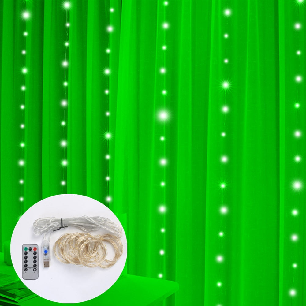 3M LED Curtain Led Lights Christmas Decoration