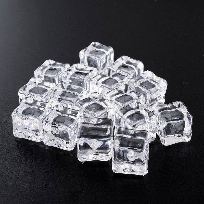 Fake Ice Cubes Photography Props Wedding Party Decor