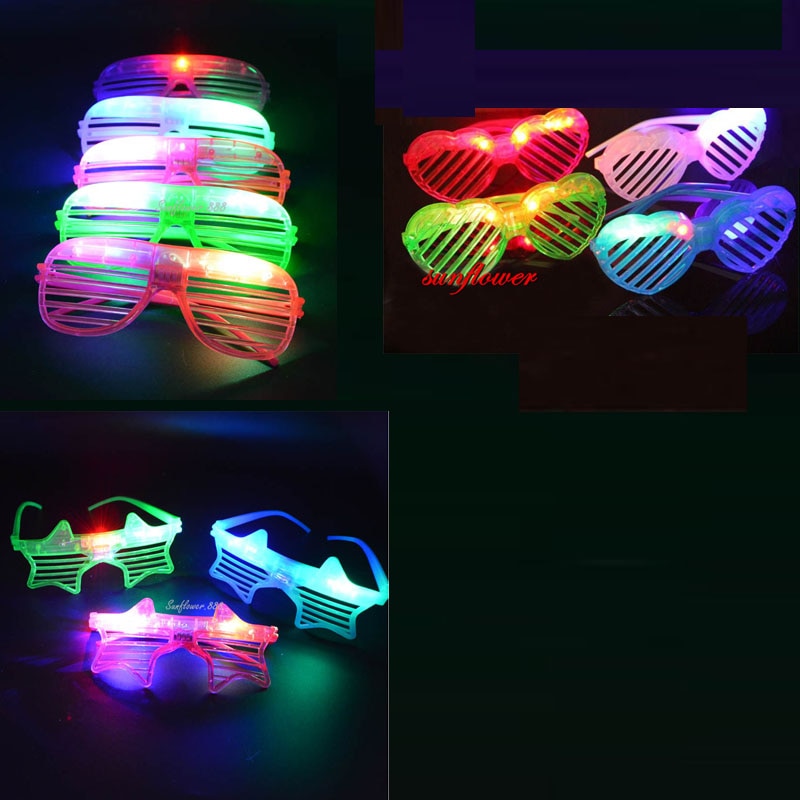 Adult Kids LED Glasses Light Up Party Sunglasses